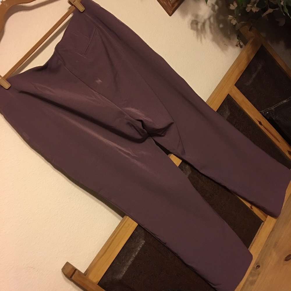Metro style mauve trousers stretch NWT 20 - Picture 4 of 6